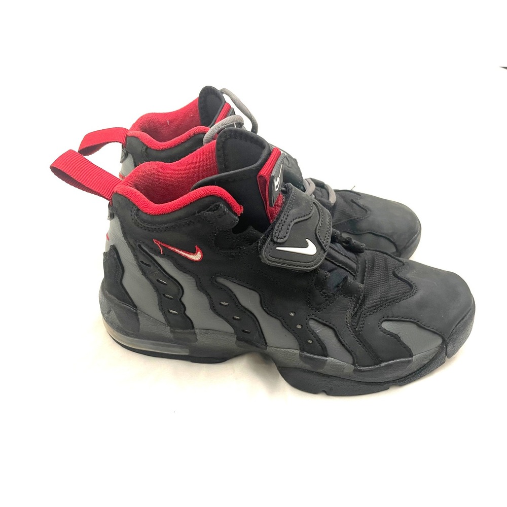 Nike Air DT Max 96 Deion Sanders Size 8 Black Red ATL Falcons HQ3620-010 (READ)